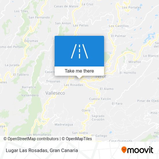 Lugar Las Rosadas map