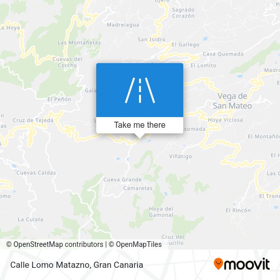 Calle Lomo Matazno map