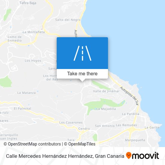 Calle Mercedes Hernández Hernández map