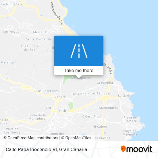 Calle Papa Inocencio VI map