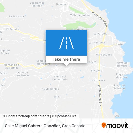 Calle Miguel Cabrera González map