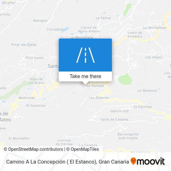 Camino A La Concepción ( El Estanco) map