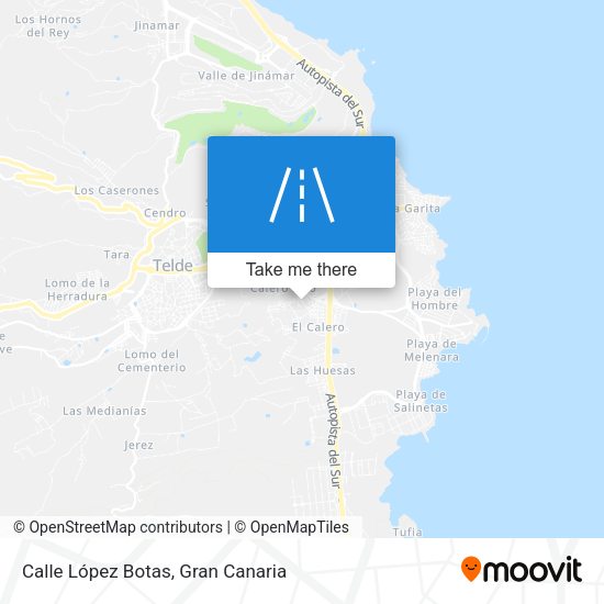 Calle López Botas map