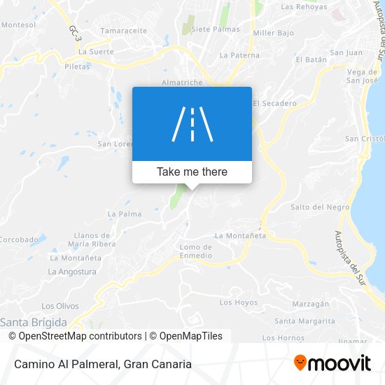 Camino Al Palmeral map