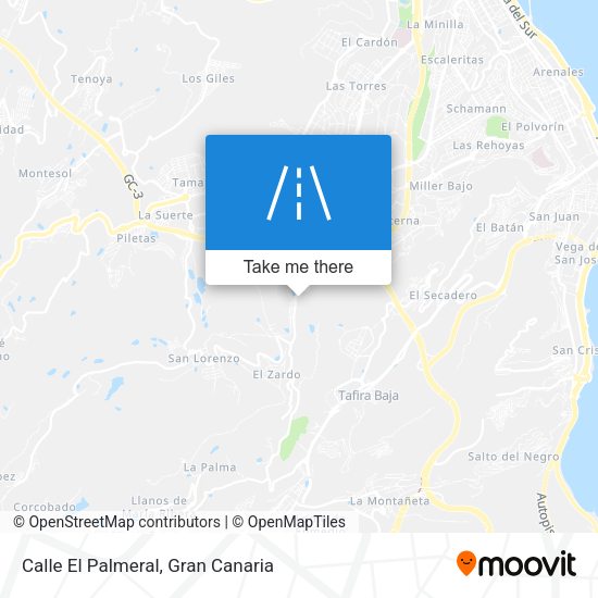 Calle El Palmeral map
