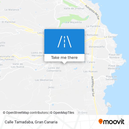 Calle Tamadaba map