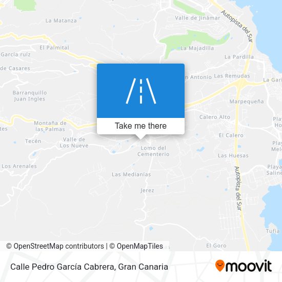 Calle Pedro García Cabrera map