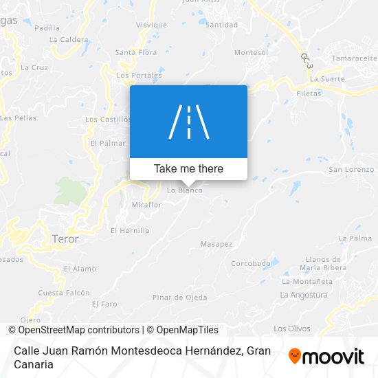 Calle Juan Ramón Montesdeoca Hernández map