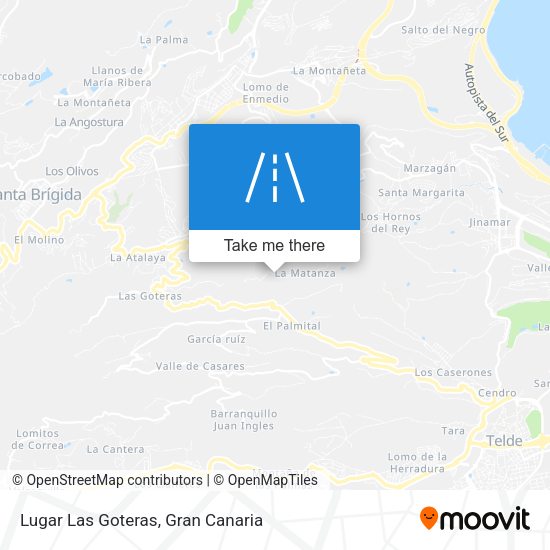 Lugar Las Goteras map