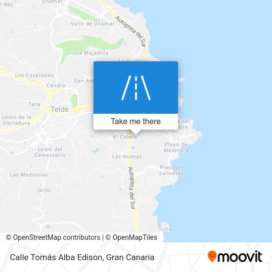 Calle Tomás Alba Edison map