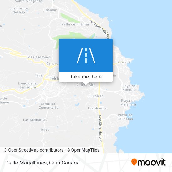 Calle Magallanes map