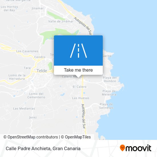 Calle Padre Anchieta map