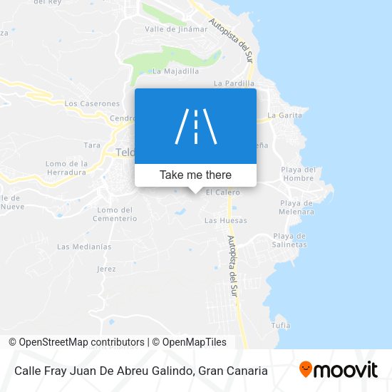 Calle Fray Juan De Abreu Galindo map