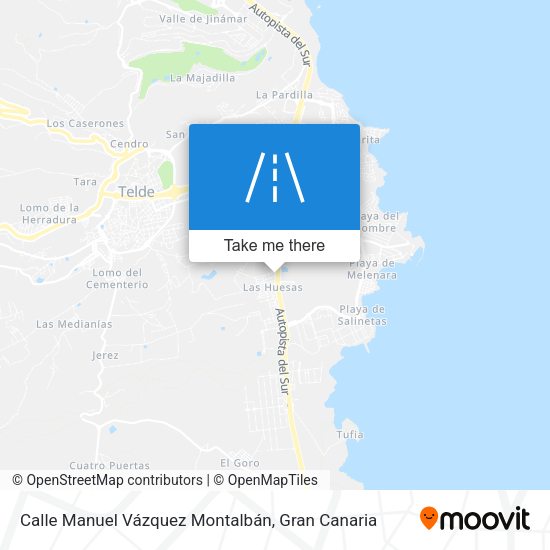 Calle Manuel Vázquez Montalbán map