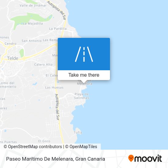 Paseo Marítimo De Melenara map