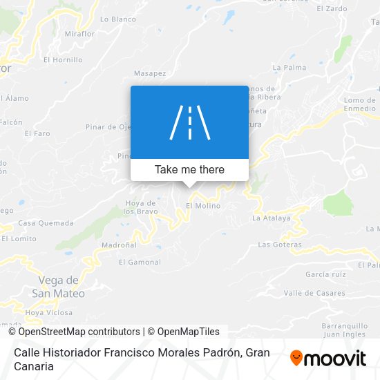 Calle Historiador Francisco Morales Padrón map