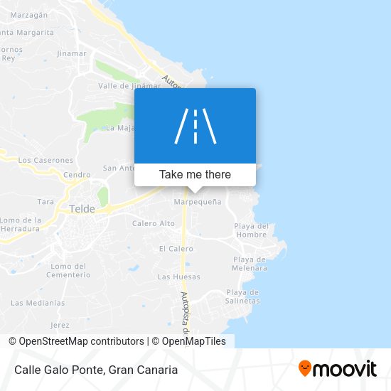Calle Galo Ponte map