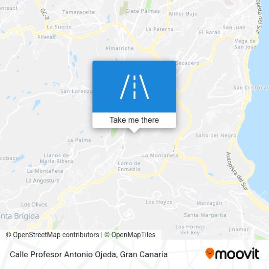 Calle Profesor Antonio Ojeda map