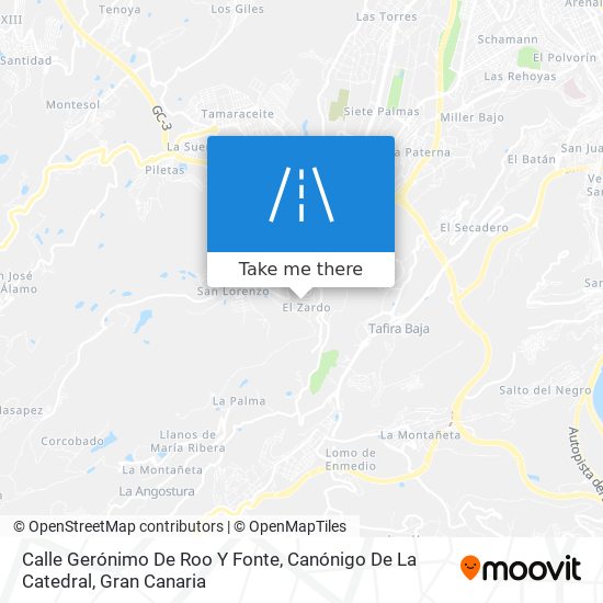 Calle Gerónimo De Roo Y Fonte, Canónigo De La Catedral map