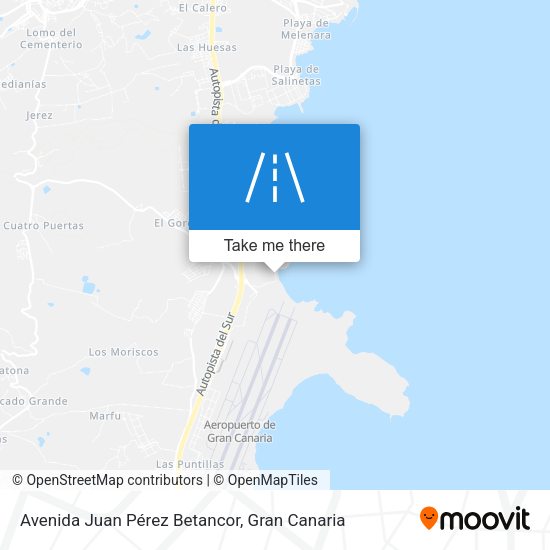 Avenida Juan Pérez Betancor map