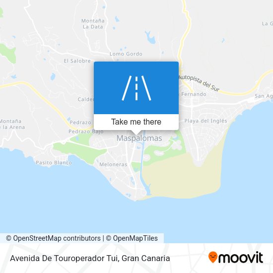 Avenida De Touroperador Tui map