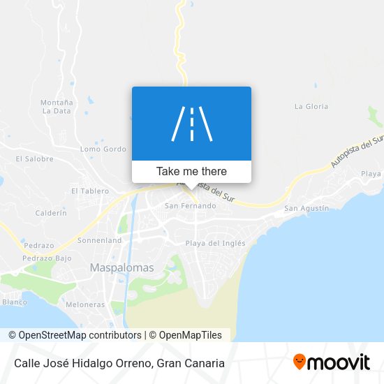 Calle José Hidalgo Orreno map