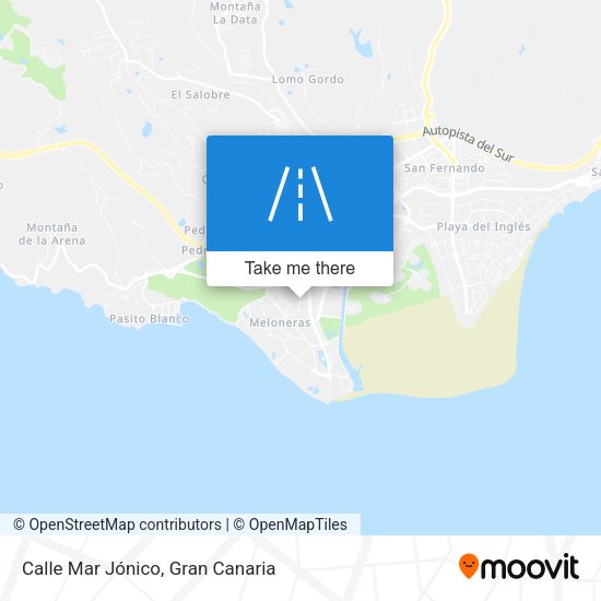 Calle Mar Jónico map