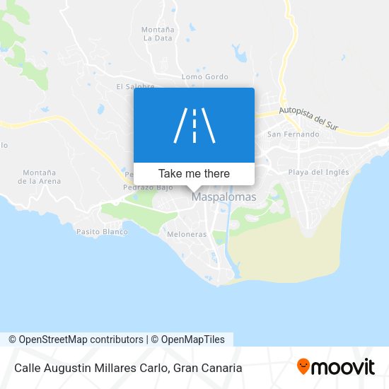 Calle Augustin Millares Carlo map