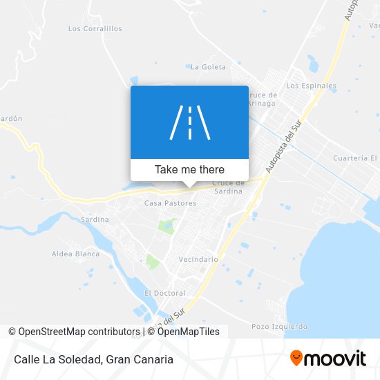 Calle La Soledad map