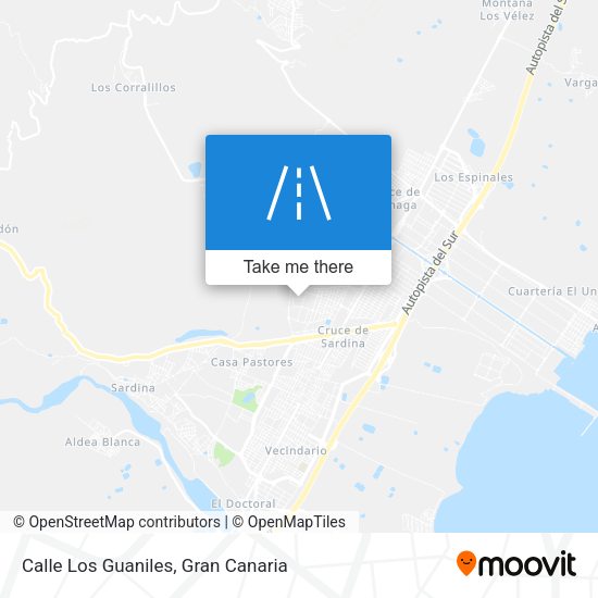 Calle Los Guaniles map