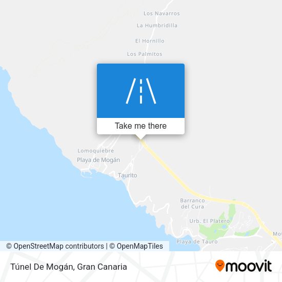 Túnel De Mogán map