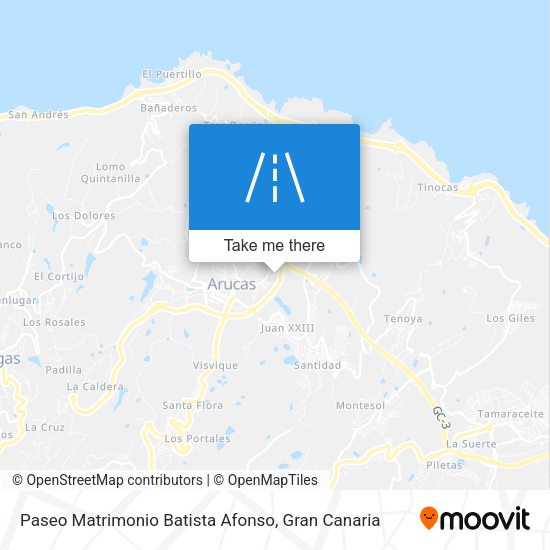 Paseo Matrimonio Batista Afonso map