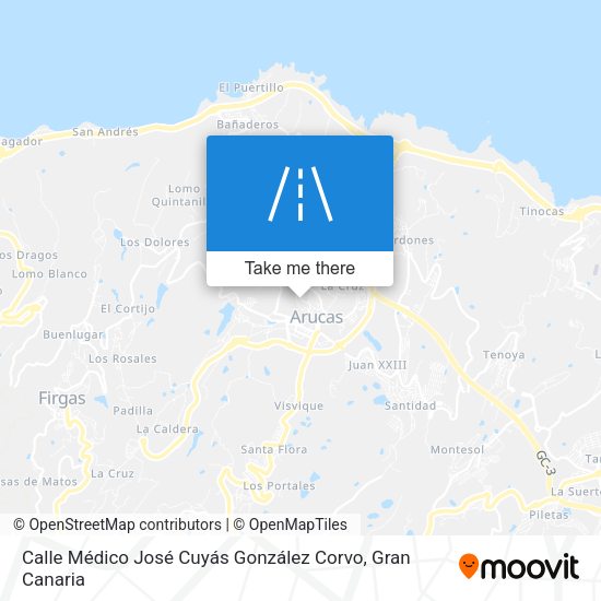 Calle Médico José Cuyás González Corvo map