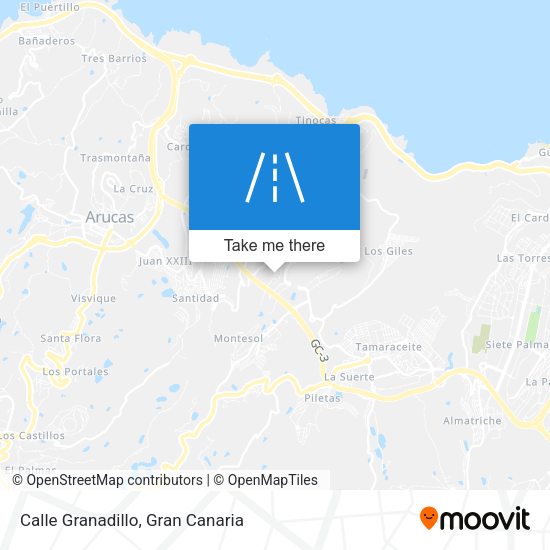 Calle Granadillo map