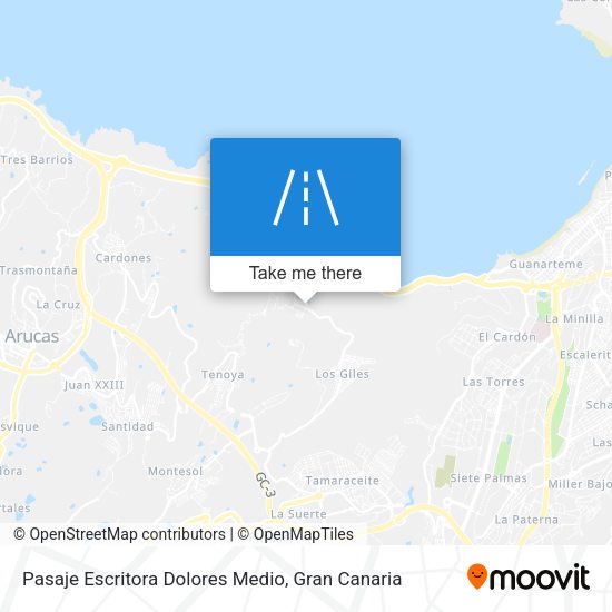Pasaje Escritora Dolores Medio map
