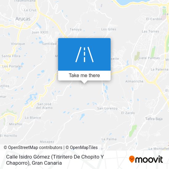 Calle Isidro Gómez (Titiritero De Chopito Y Chaporro) map