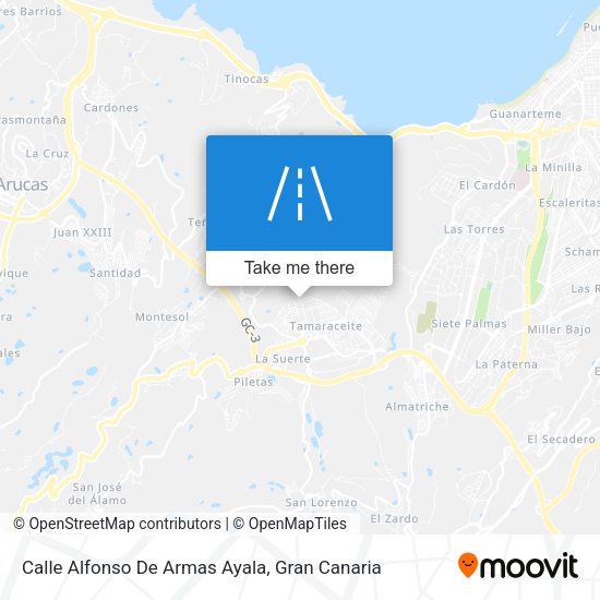Calle Alfonso De Armas Ayala map