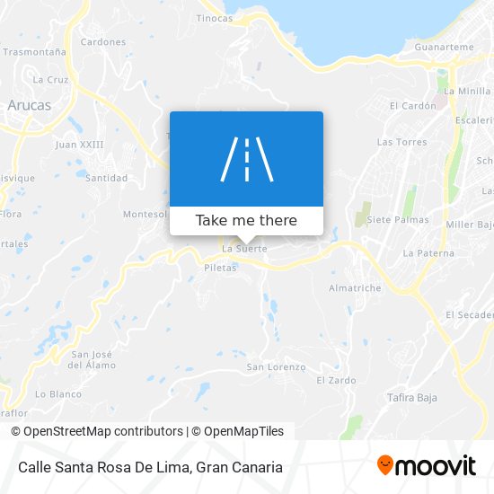 mapa Calle Santa Rosa De Lima