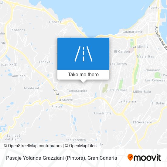 Pasaje Yolanda Grazziani (Pintora) map