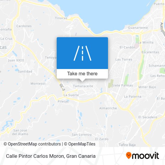 Calle Pintor Carlos Moron map