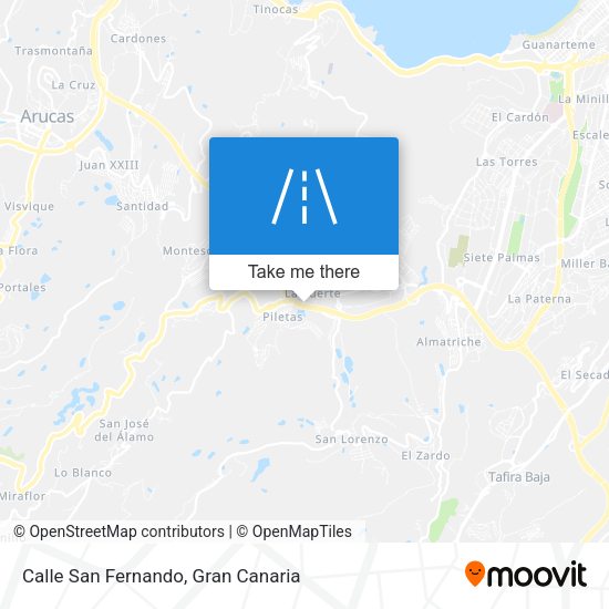 Calle San Fernando map