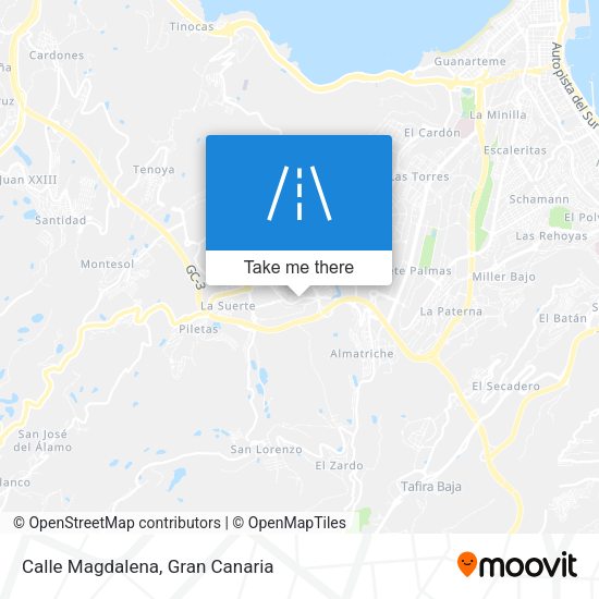 Calle Magdalena map