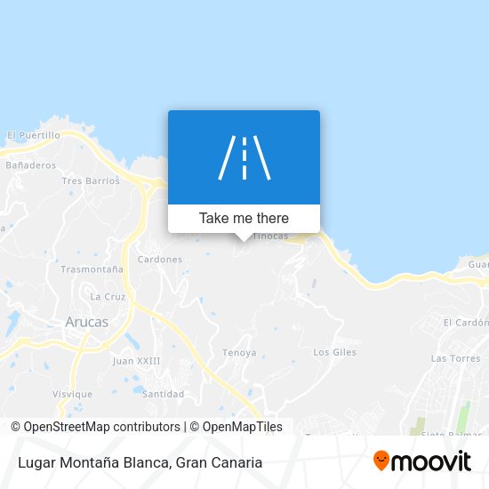 Lugar Montaña Blanca map