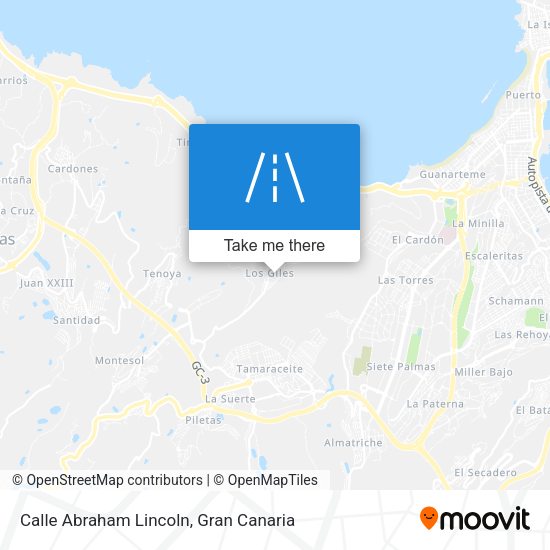 Calle Abraham Lincoln map