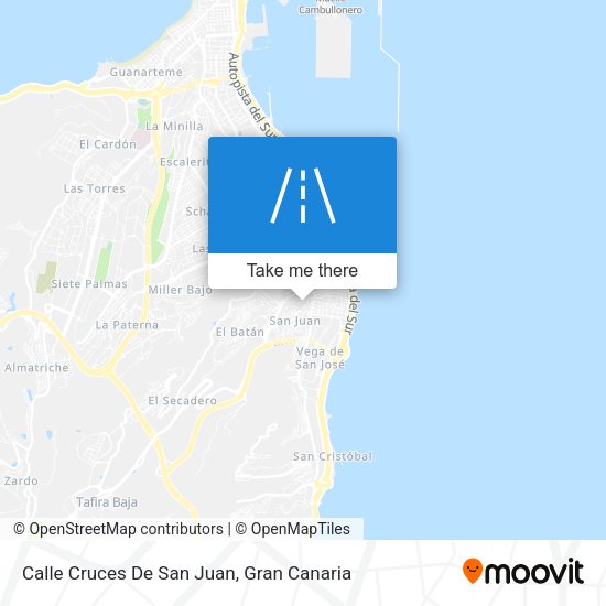 Calle Cruces De San Juan map