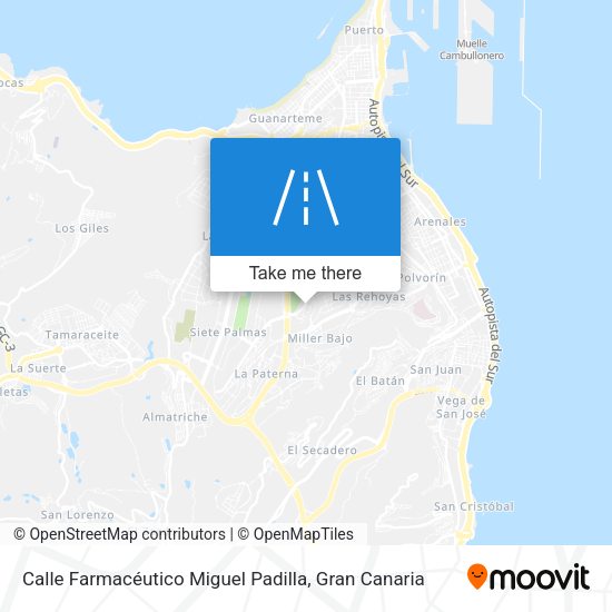 Calle Farmacéutico Miguel Padilla map