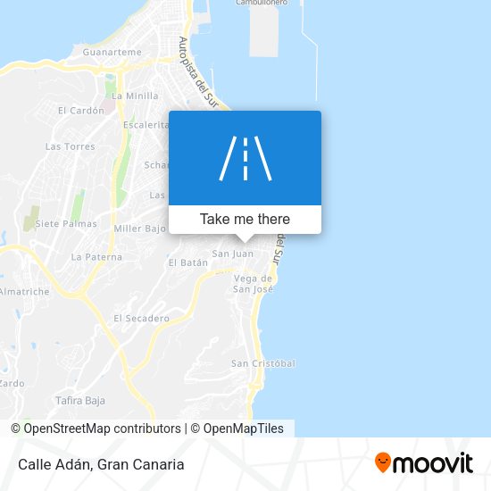 Calle Adán map