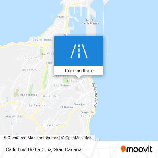 Calle Luis De La Cruz map