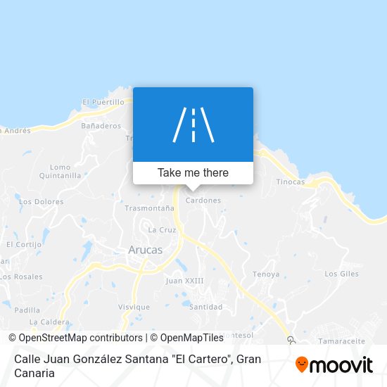 Calle Juan González Santana "El Cartero" map