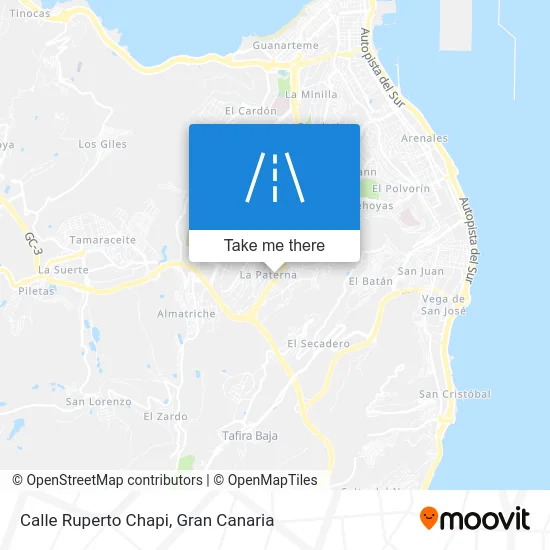 Calle Ruperto Chapi map